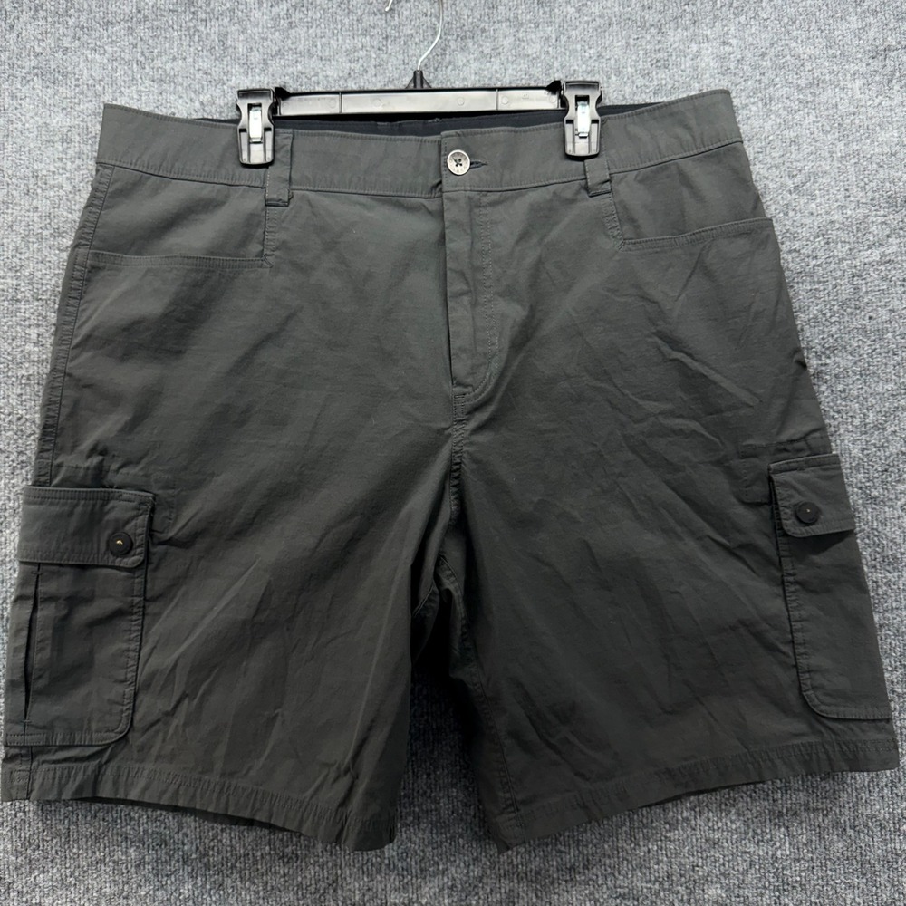 ORVIS Mens Voyager Short Charcoal Gray Cargo‎ Pockets Size 40